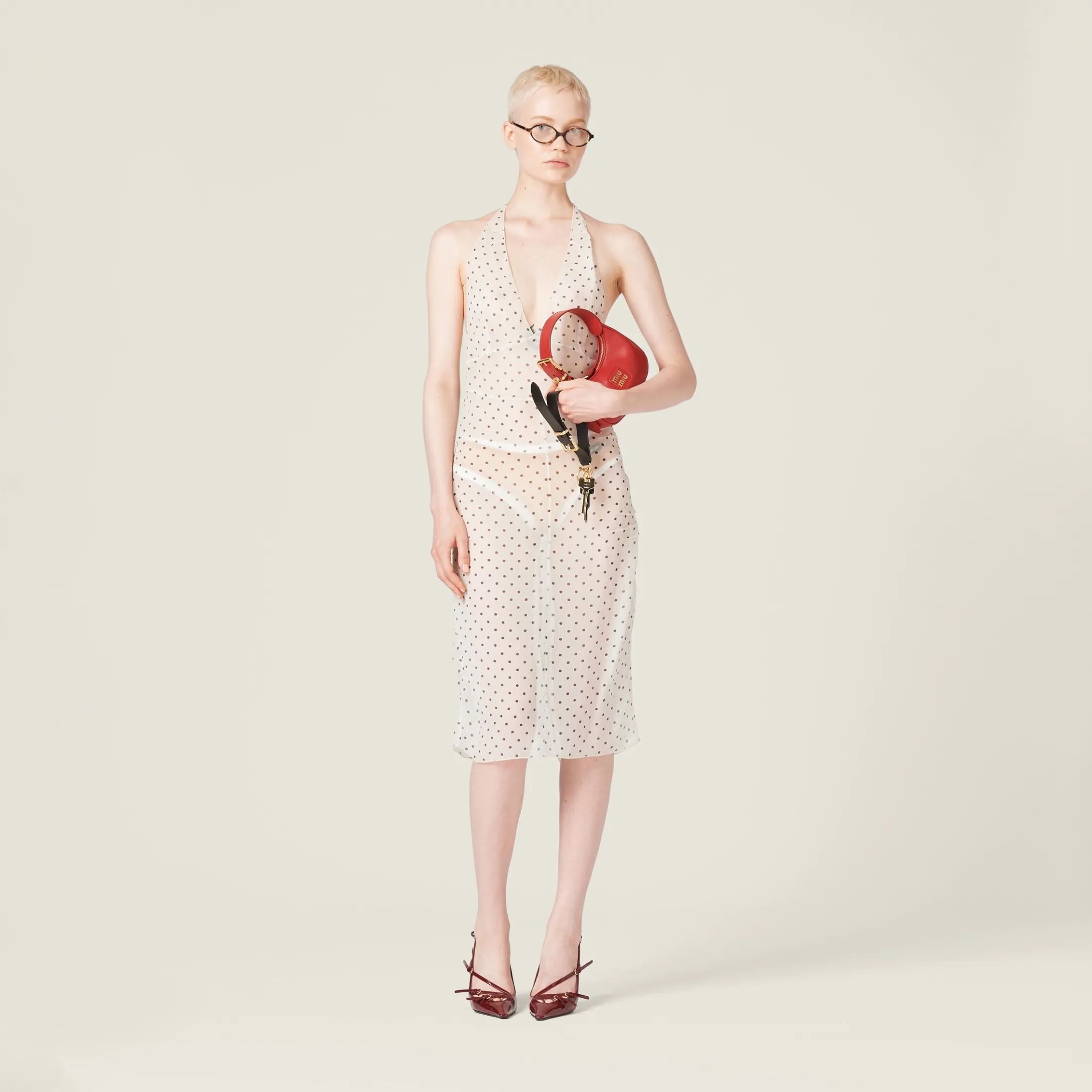 Red Leather Hobo Bag | Miu Miu