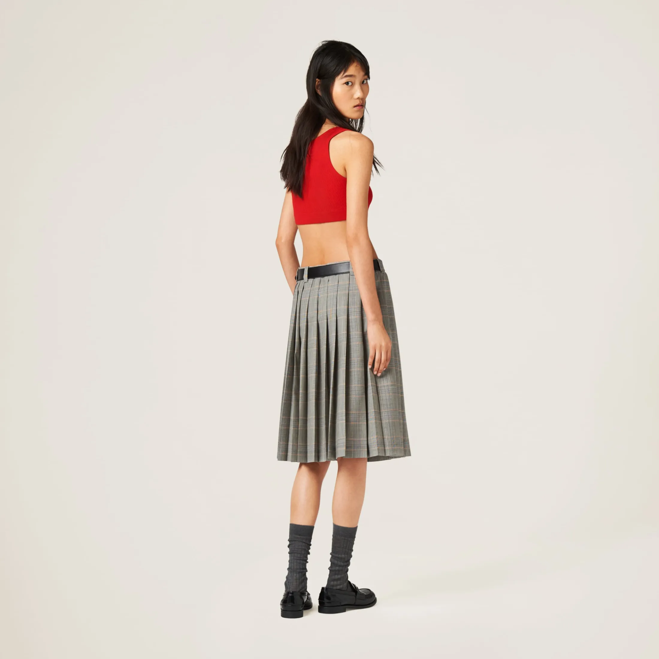 Red Viscose Top | Miu Miu