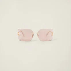Rose Gold Lenses Miu Miu Runway Sunglasses | Miu Miu