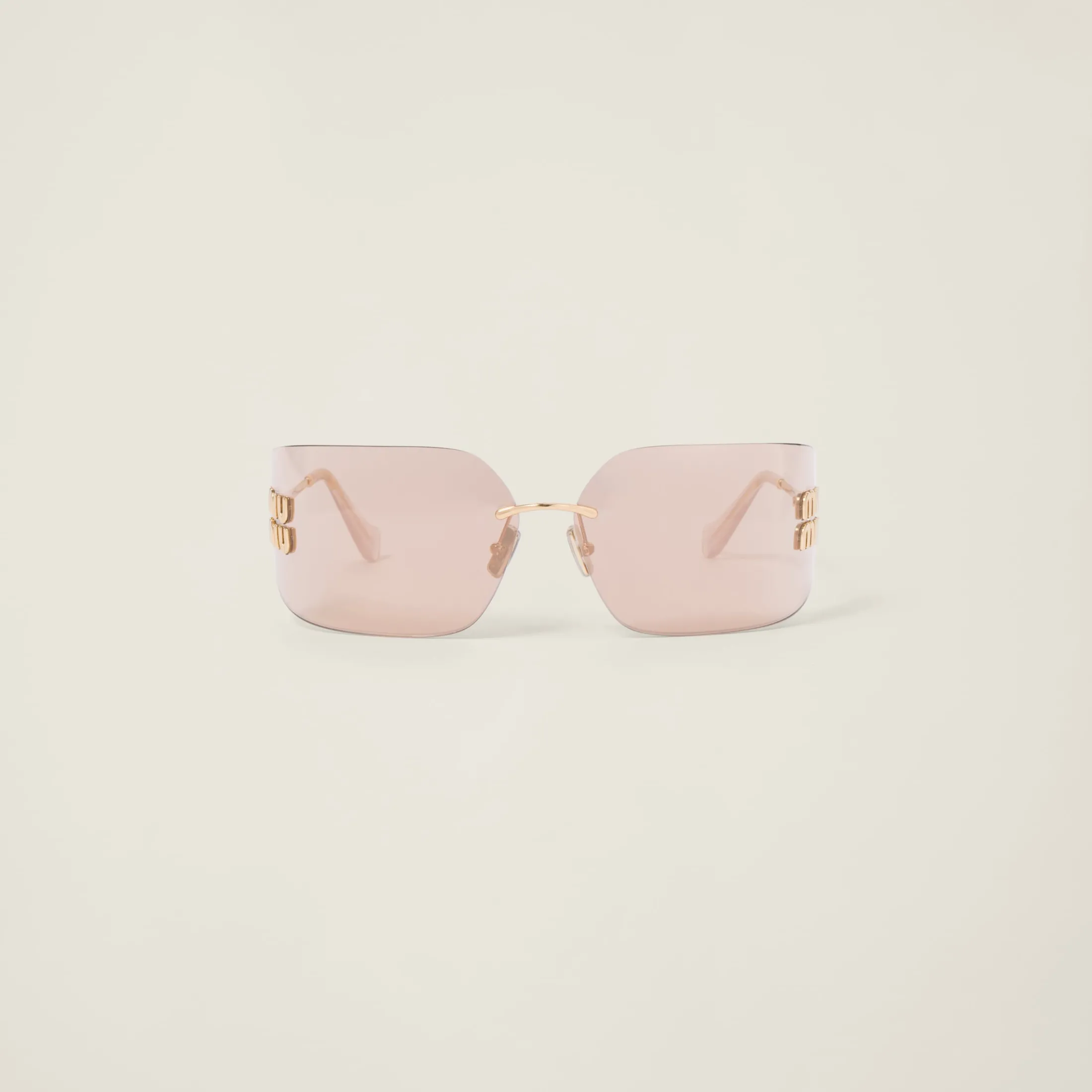 Rose Gold Lenses Miu Miu Runway Sunglasses | Miu Miu