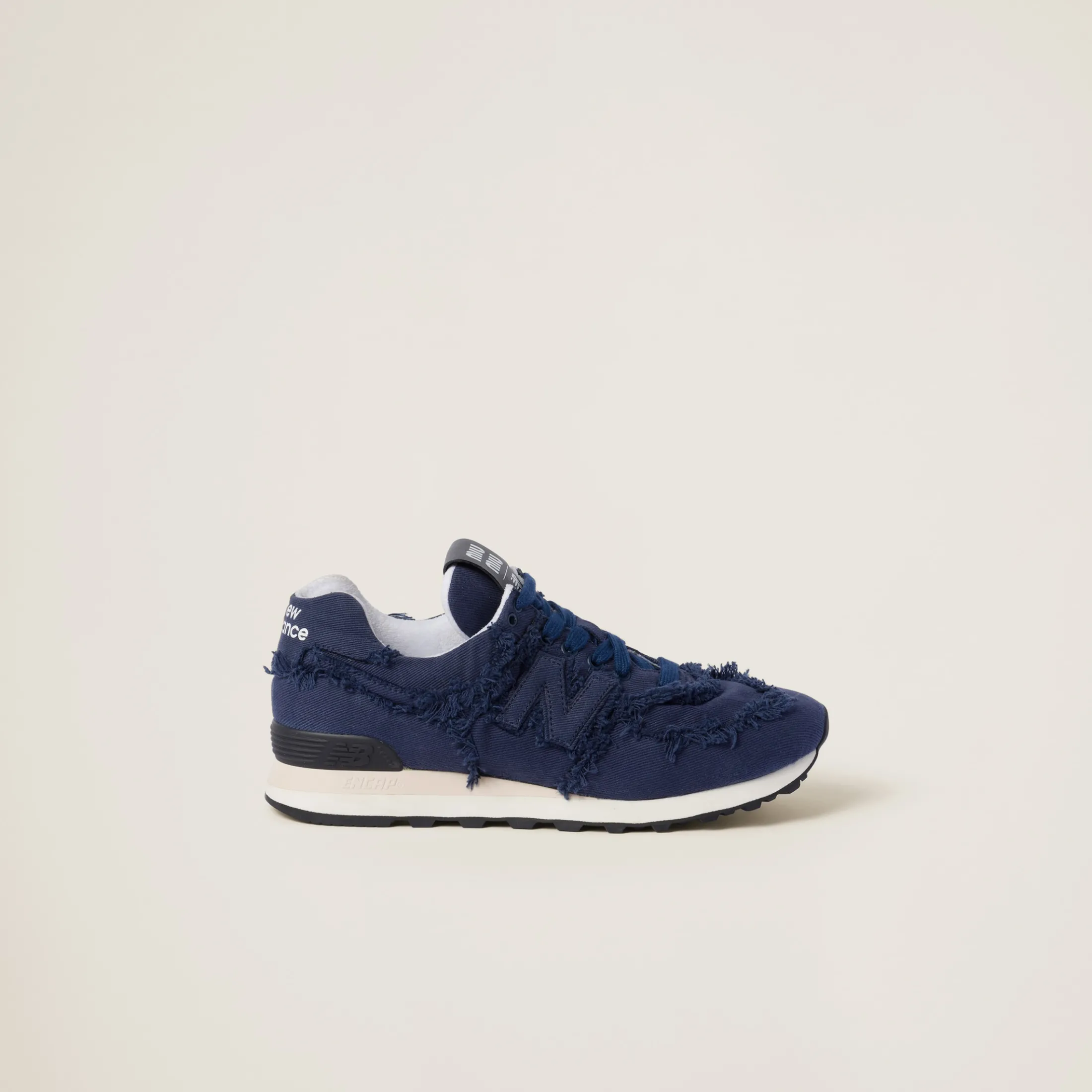 Royal Blue New Balance 574 X Miu Miu Denim Sneakers | Miu Miu