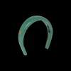 Sage Green Patent Leather Headband | Miu Miu