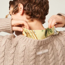 Sand Beige Cashmere Sweater | Miu Miu