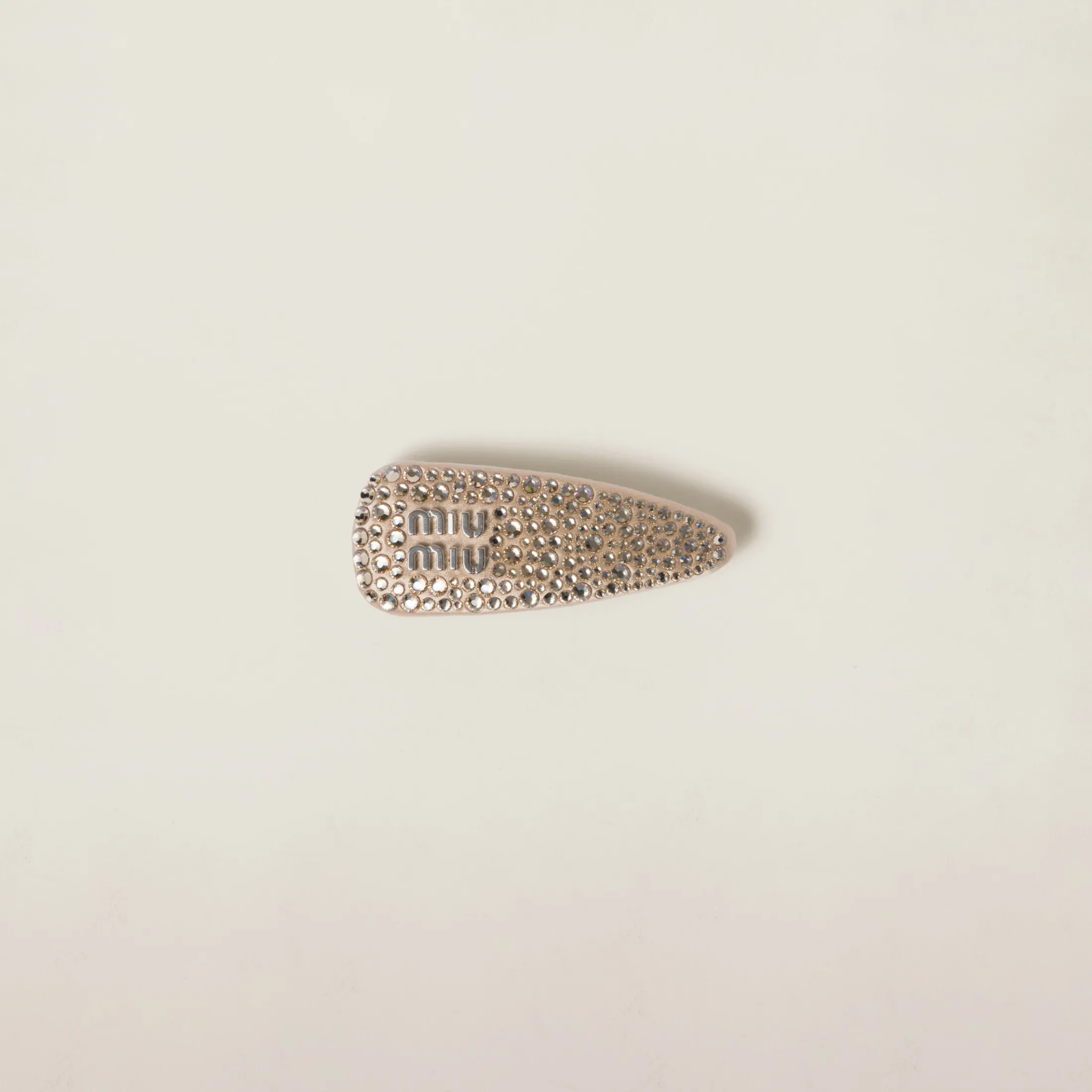 Sand Beige Duchesse Hair Clip | Miu Miu