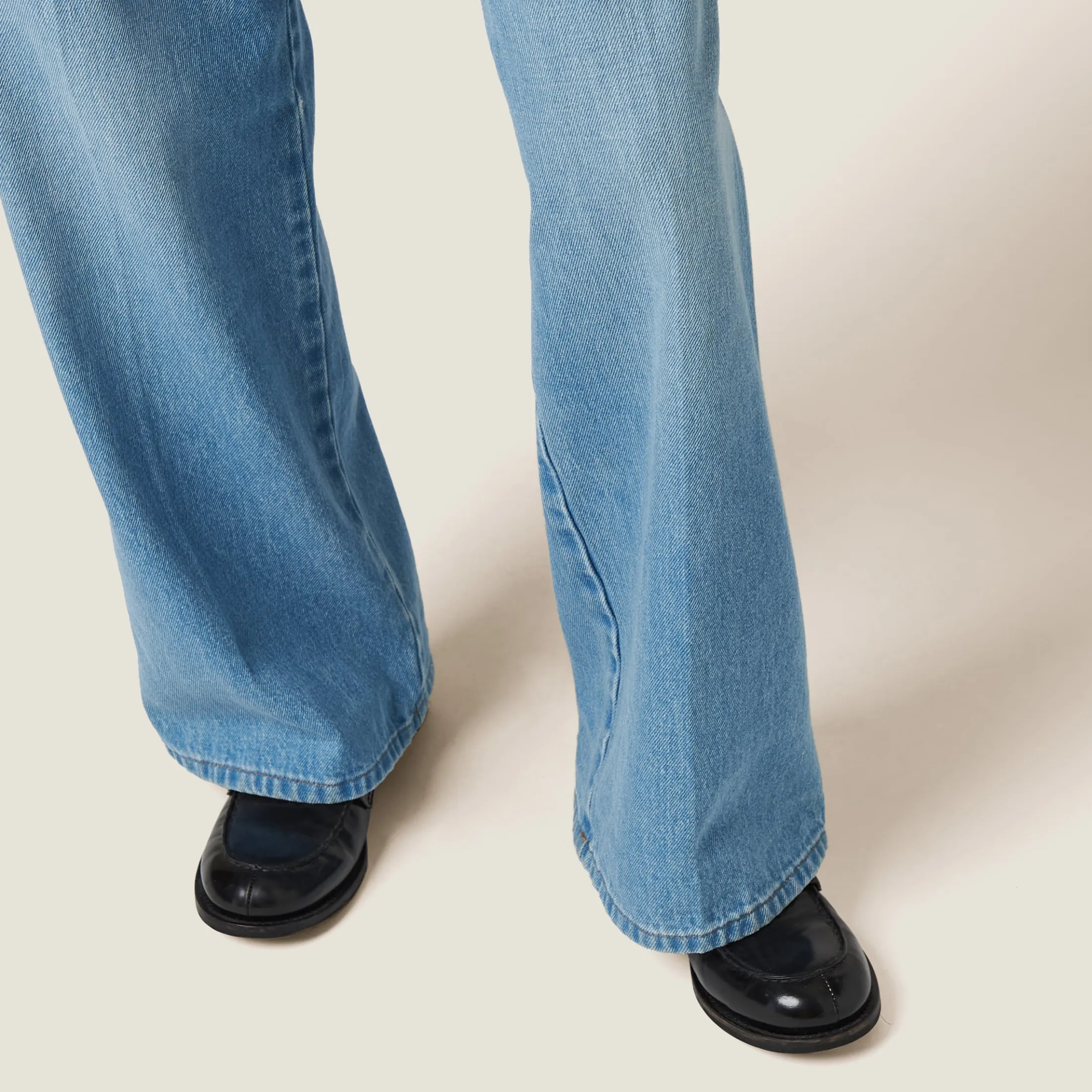 Sapphire Blue Denim Jeans | Miu Miu
