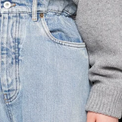Sapphire Blue Iconic Denim Jeans | Miu Miu