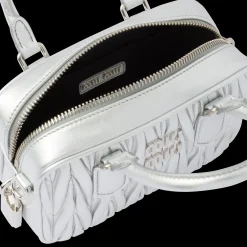 Silver Arcadie Matelassé Nappa Leather Bag | Miu Miu
