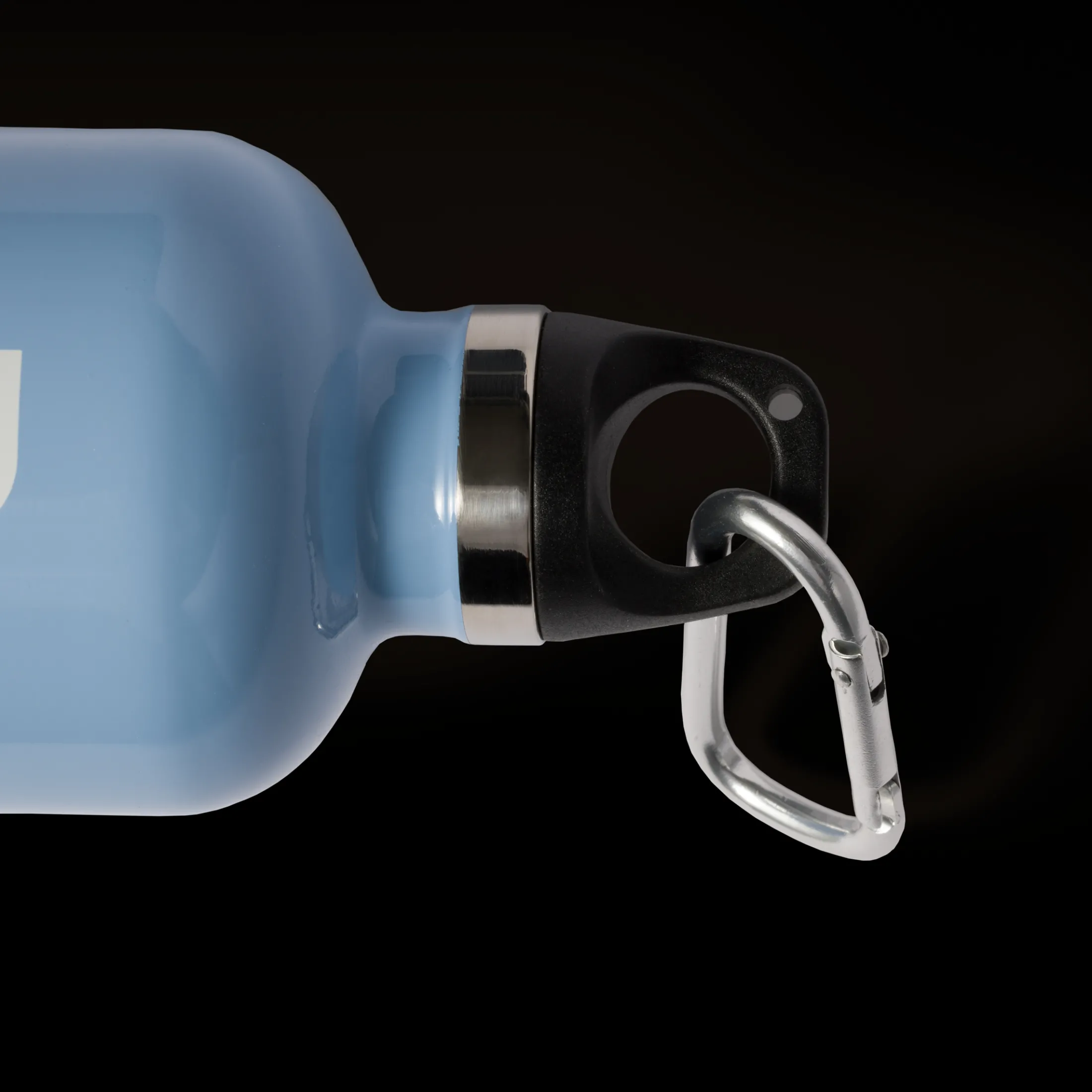 Sky Blue/white Stainless Steel Water Bottle, 500 Ml | Miu Miu
