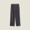 Slate Gray Grisaille Pants | Miu Miu