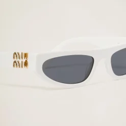 Slate Gray Lenses Miu Glimpse Sunglasses | Miu Miu
