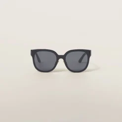 Slate Gray Lenses Miu Miu Logo Sunglasses | Miu Miu