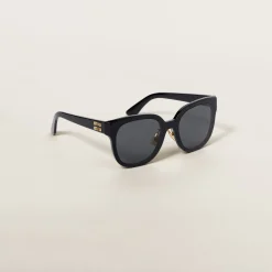 Slate Gray Lenses Miu Miu Logo Sunglasses | Miu Miu