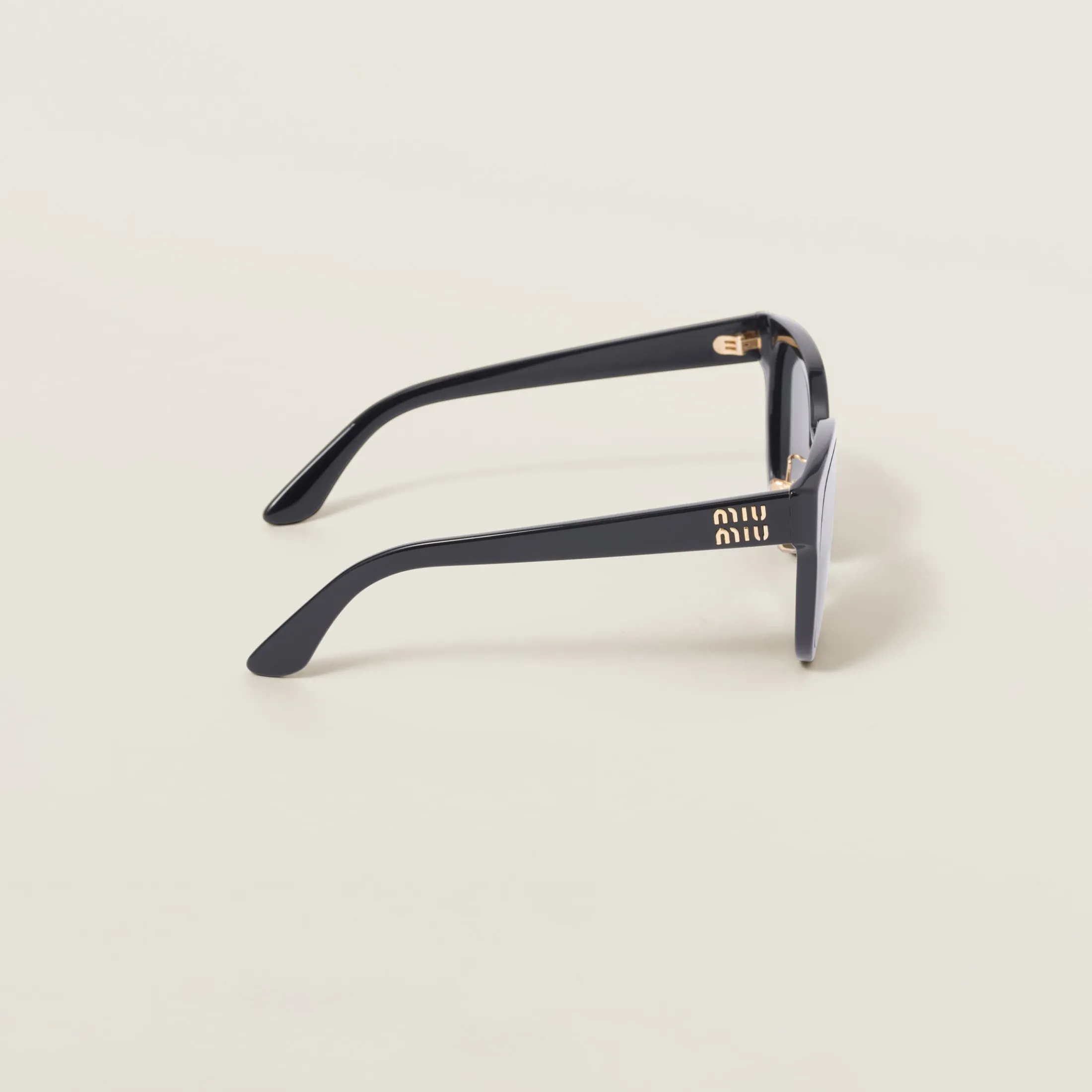 Slate Gray Lenses Miu Miu Logo Sunglasses | Miu Miu