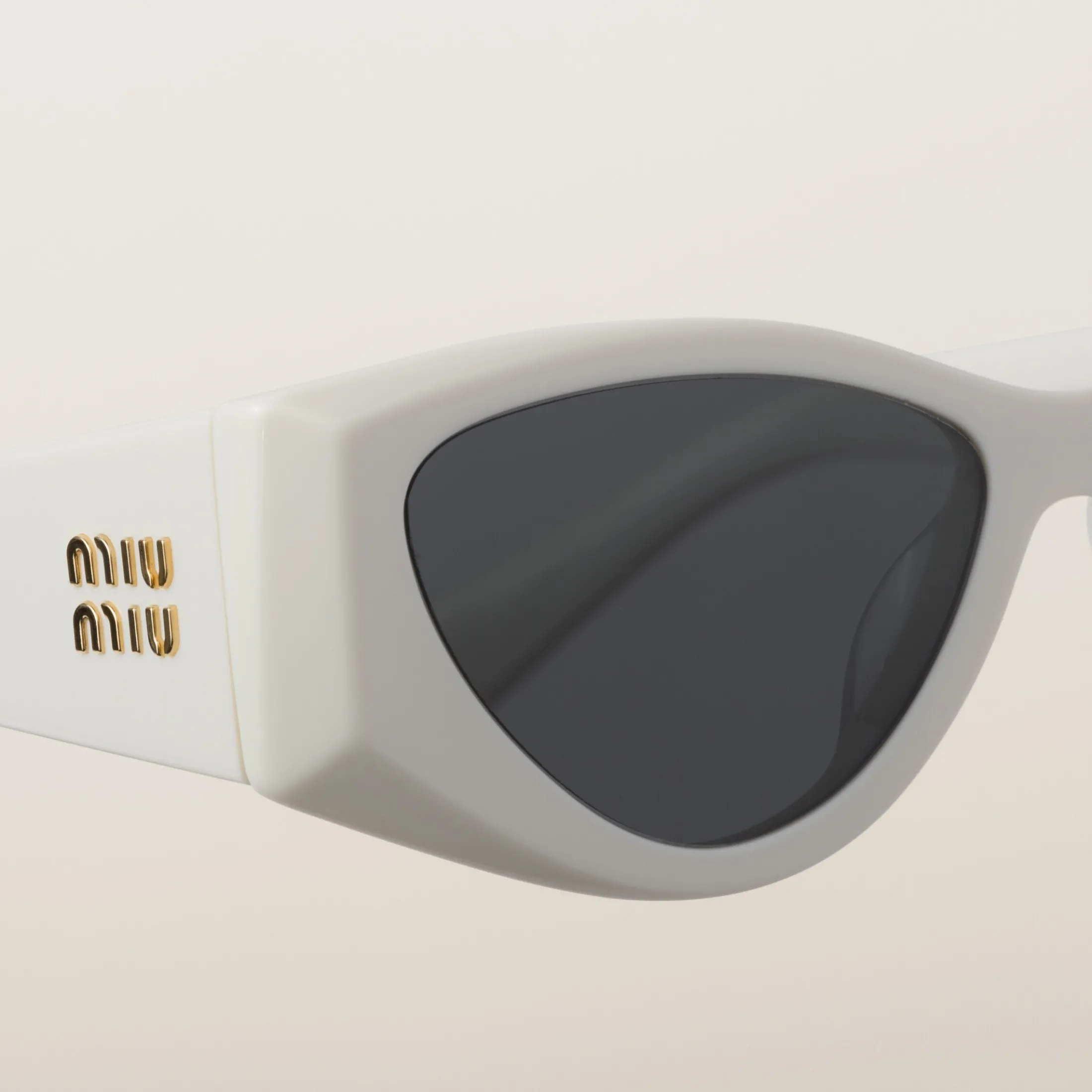 Slate Gray Lenses Miu Miu Logo Sunglasses | Miu Miu