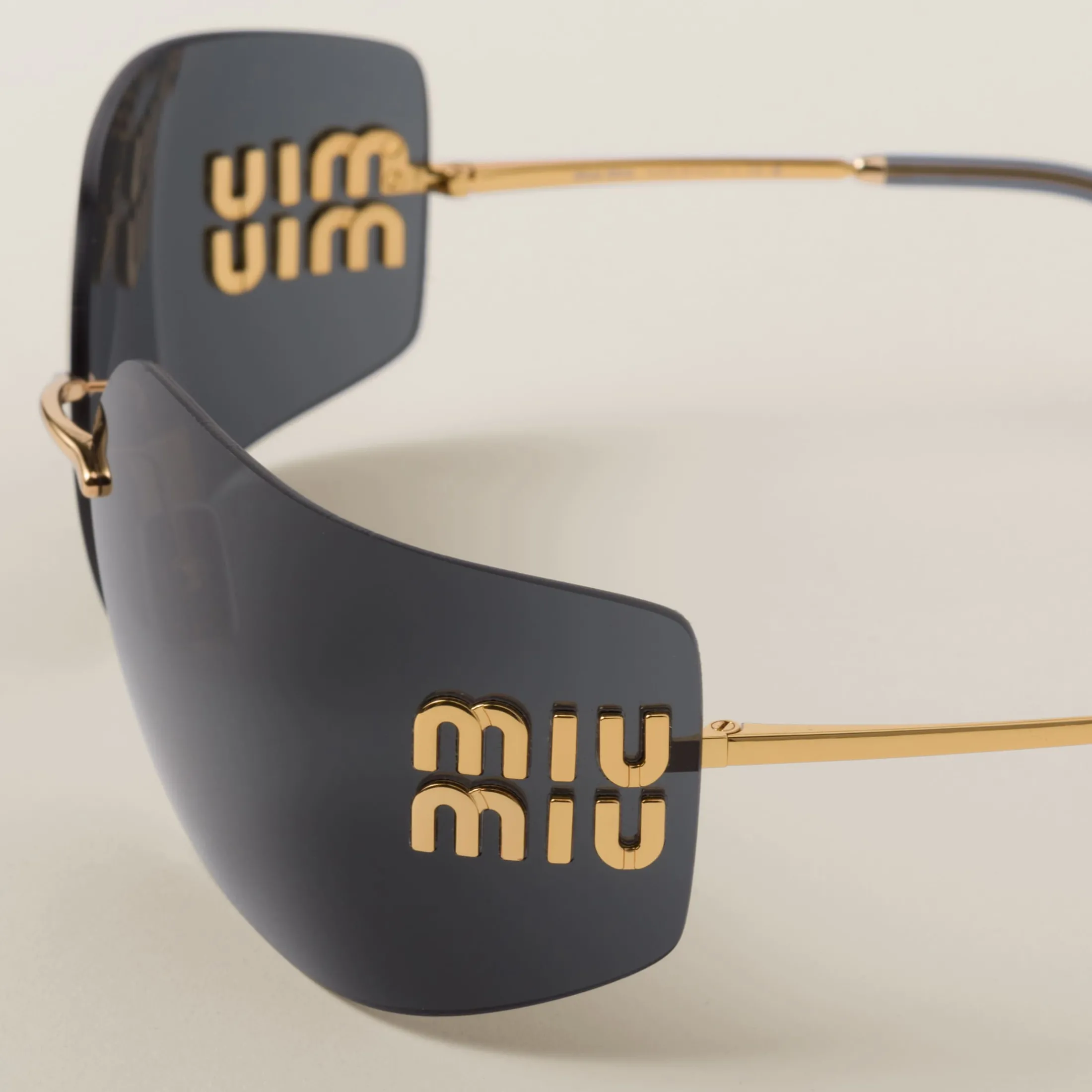 Slate Gray Lenses Runway Sunglasses | Miu Miu
