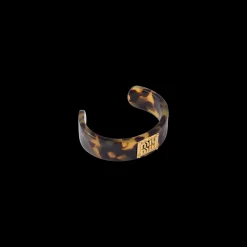Tortoiseshell/gold Plexiglass And Metal Bracelet | Miu Miu