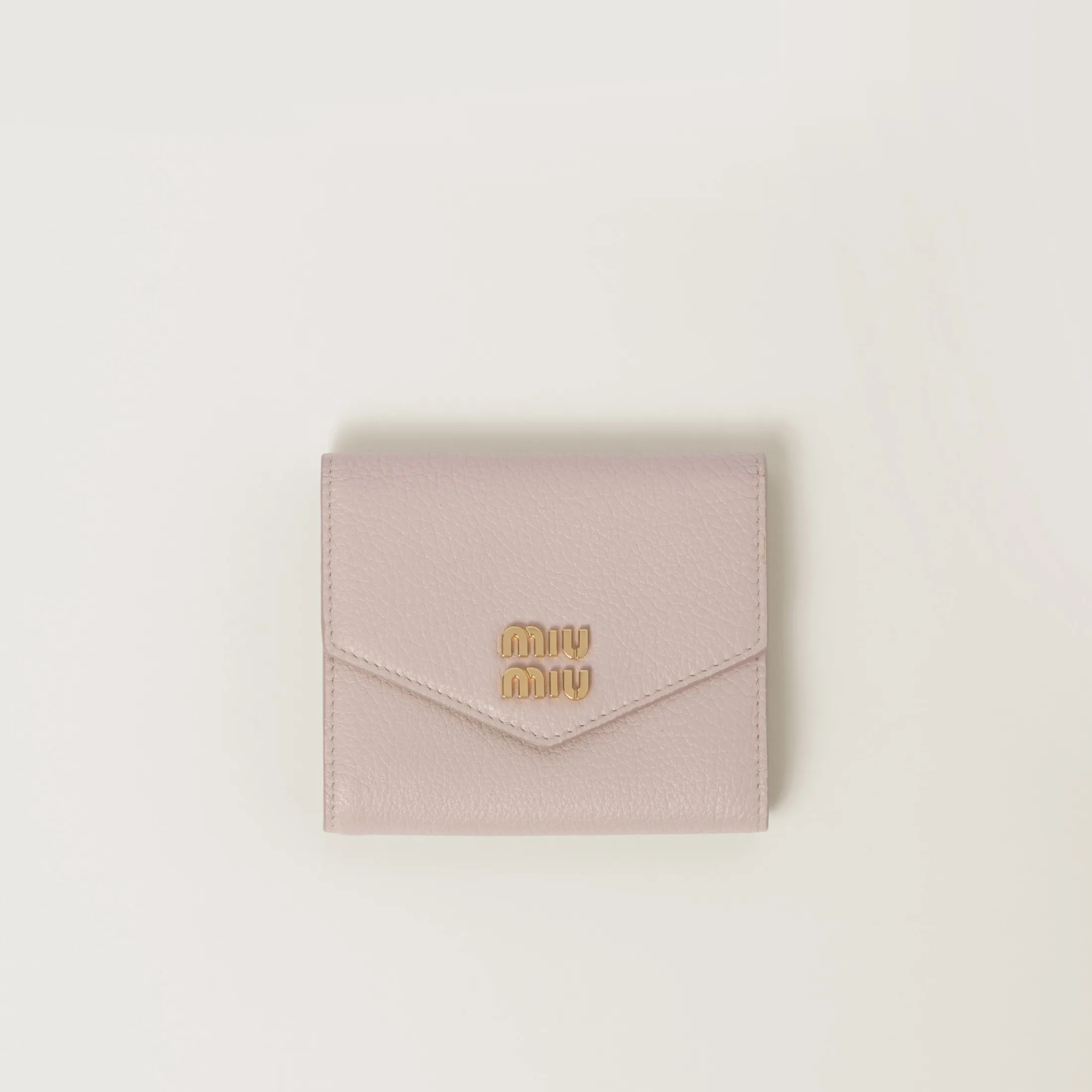 Water Lily Small Leather Wallet | Miu Miu