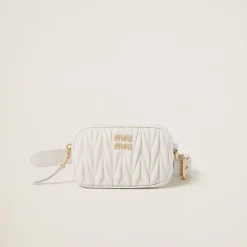 White Belt With Matelassé Pouch | Miu Miu