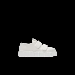 White Denim Sneakers | Miu Miu