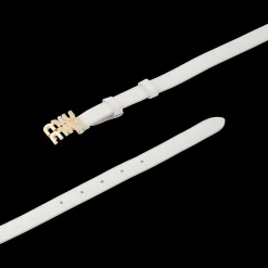White Leather Belt | Miu Miu