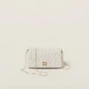 White Matelassé Nappa Leather Mini-bag | Miu Miu