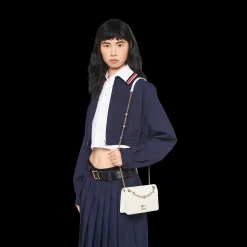 White Matelassé Nappa Leather Mini-bag | Miu Miu