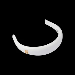 White Patent Leather Headband | Miu Miu