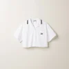 White Poplin Shirt | Miu Miu
