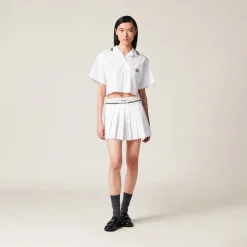 White Poplin Shirt | Miu Miu