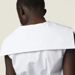 White Poplin Top | Miu Miu