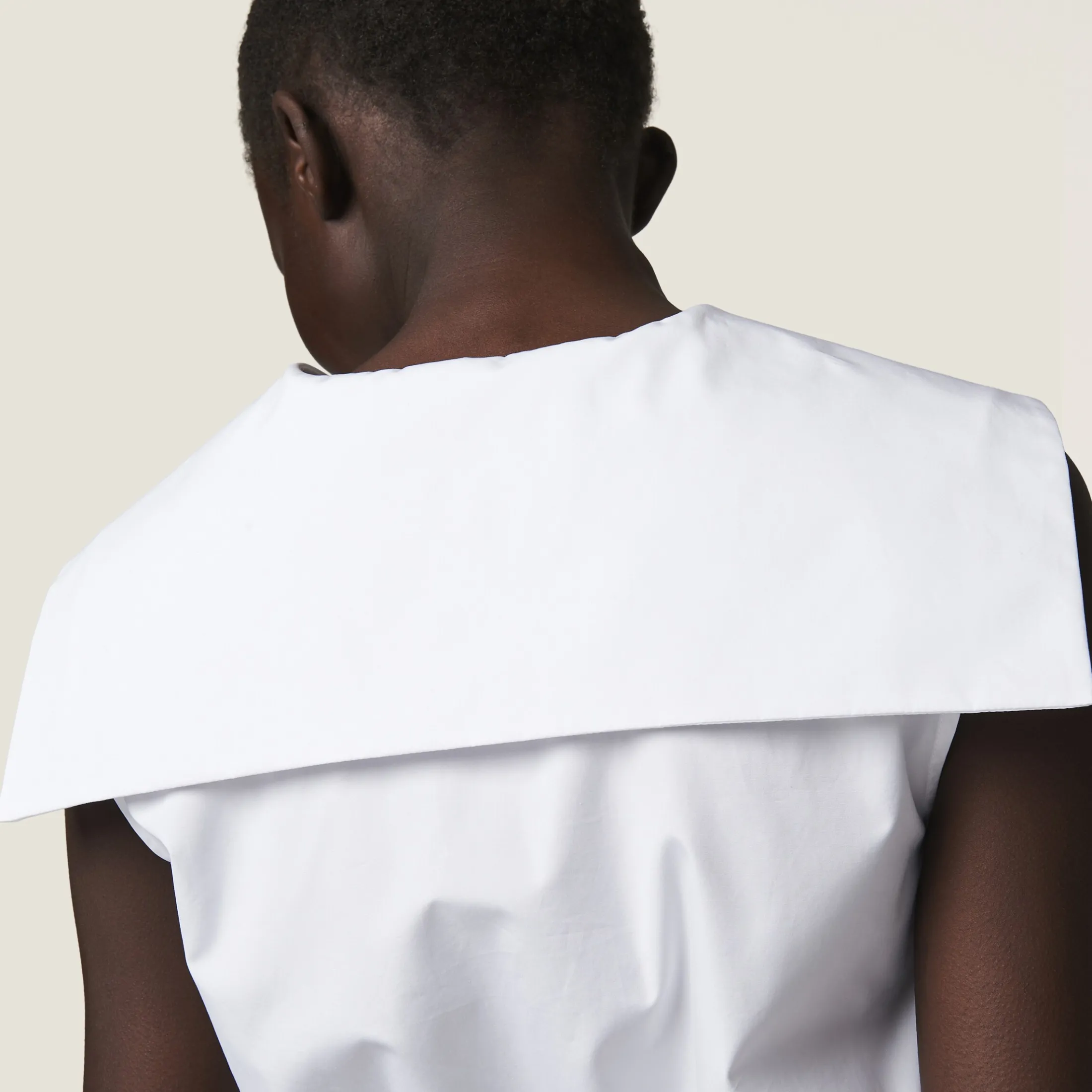 White Poplin Top | Miu Miu