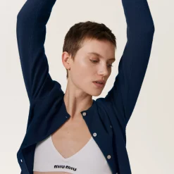 White Seamless Bra | Miu Miu