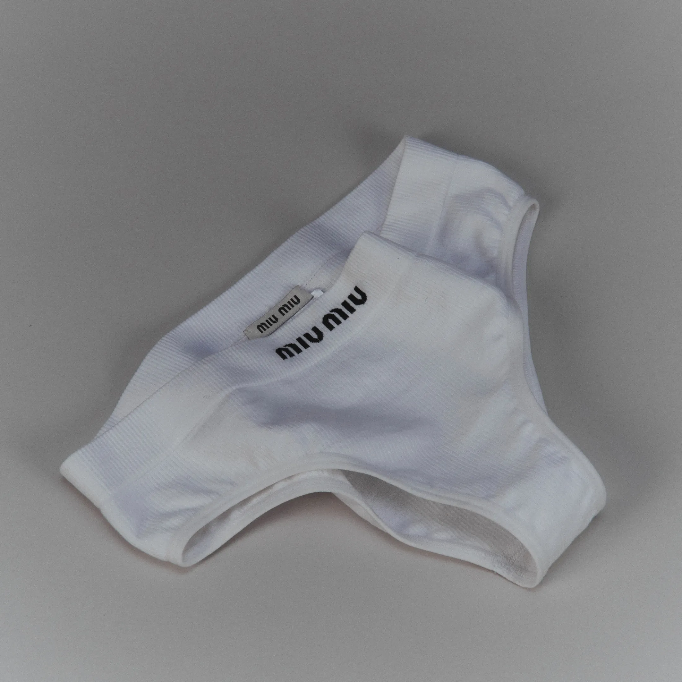 White Seamless Panties | Miu Miu