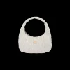 White Wander Matelassé Nappa Leather Hobo Bag | Miu Miu