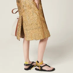 Yellow Cord And Nylon Bracelet | Miu Miu